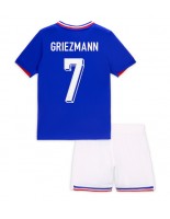 Frankrike Antoine Griezmann #7 Hjemmedraktsett Barn EM 2024 Korte ermer (+ bukser)